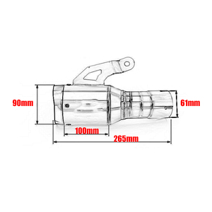 ท่อไอเสีย S1000RR สำหรับ <span class=keywords><strong>BMW</strong></span> S1000 <span class=keywords><strong>RR</strong></span> S 1000RR ปี 2019 2020 <span class=keywords><strong>2021</strong></span> ท่อไอเสียแบบสวมสำหรับรถจักรยานยนต์ - Product Image 4
