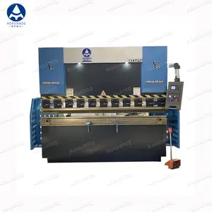 Nova fábrica WC67Y-100T/3200 CNC hidráulica Press Brake Machine com E21 Sheet Metal Bending Machine