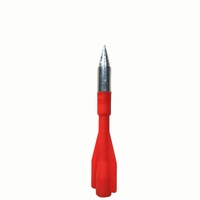 JFU 8008 Flèche à plumes 8mm 8g Dragon Fire Poisonous Snake Elf pour Arc à Poulies Spécial [Pointe Fine] en Plastique et Métal pour Tir et Chasse