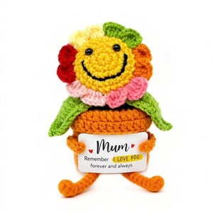 Nueva Maceta Colorida con Girasoles Naranjas - Regalo para el Día de la Madre, Regalo de Cumpleaños, Adorno de Escritorio - Product Image 1