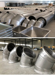 Ống thông gió xoắn ố<span class=keywords><strong>c</strong></span> bằng thép không gỉ 304, ống xả khói, loại bỏ bụi, ống thông gió, mặt bích tấm thông thường 201 - Product Image 2