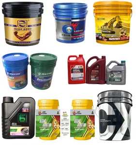 中国制造商包装油漆桶酸奶壶尺寸冷冻塑料杯容器圆形定制设计模具标签