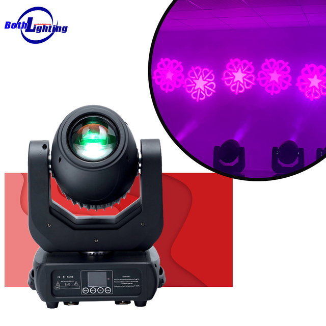 BothLighting Moving Head Light 150W LED Spot Stage Light Disco Lights for Wedding Dj Event Party