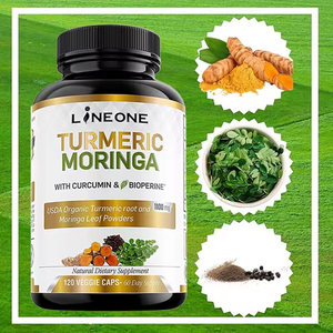 Capsule di Curcuma e Moringa con Etichetta Privata da Fabbrica GMP, Integratore Energetico, Capsule di Curcuma Bestseller - Product Image 3