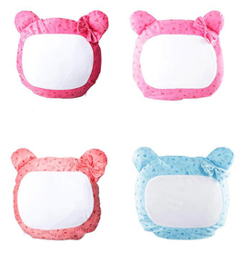 Ventes directes des fabricants Transfert de chaleur Coussin jetable Vente en gros DIY Ours vierge Pleine largeur Noeud en daim Canapé Coussin de voiture - Product Image 6