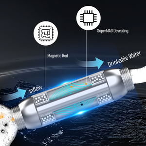 Préfiltre à eau magnétique manuel en acier inoxydable pour camping-car, voiture et usage extérieur, prolonge la durée de vie de l'équipement, réduit les coûts d'<span class=keywords><strong>entretien</strong></span> - Product Image 4