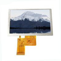 Module LCD OEM ODM 5,0 pouces 800x480 IC ST7262, interface RGB, 700 cd/m², écran LCD pour usage industriel