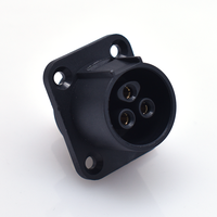 Connecteur d'alimentation audio étanche 20A à 6 broches, prise d'alimentation et de signal à 3 broches, contact en cuivre plaqué or, boîtier en cuivre