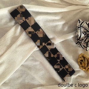 Diadema de Moda, Nueva Llegada, 4 cm de Ancho, Diademas Deportivas, Marca Famosa, Logotipo Doble <span class=keywords><strong>C</strong></span>, Tela de Satén, Diadema de Diseñador para Mujeres y Niñas - Product Image 5
