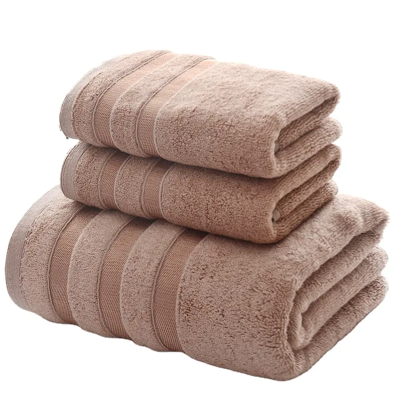 OA custom big face shower towel highly absorbent bamboo towels set bath towels for bathroom