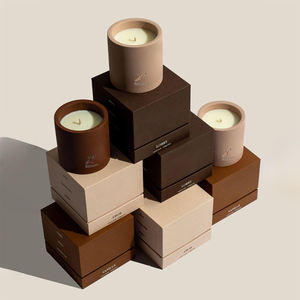 เทียนหอมเซรามิกดีไซน์ทันสมัยพร้อมฝาปิด คุณภาพพรีเมียม ใช้ซ้ำได้ ชุดกล่องเทียนหอม ขายดี - Product Image 2