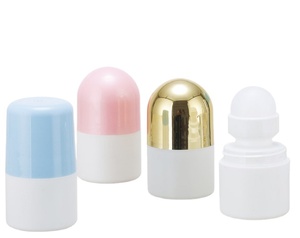 30ml 50ml 60ml PP Empty White Plastic Roller Bottle Roll on Deodorant Bottle