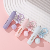 Botol Parfum Gantung Tas Plush Omi Terbaru Laris Manis, Gantungan Kunci Girly Pom-Pom 5ML, Cetak Sablon, Portabel, Isi Ulang, Model Y