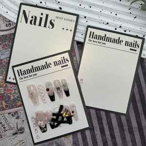 Customizable 350G Eco-friendly &amp; Recyclable <strong>Nail</strong> Display Cards Custom Size Press On <strong>Nail</strong> Paper With Own Logo Wholesale - Product Image 5
