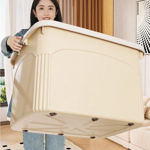 Clothing Organizer Rectangle 1000L Or More Solid Color <b>Storage</b> <b>Box</b> For Home And Dormitory - Product Image 4