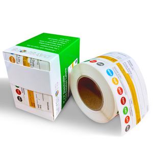 Etiquetas Blancas Disolubles de 1 x 2 Pulgadas para Rotación de Alimentos, Rollo de 500 (1 Rollo) - Product Image 4