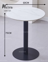 Table en pierre de luxe léger pour café rapide, combinaison table et chaises en pierre, table et chaises longues et carrées pour salon de thé