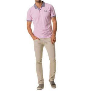 เสื้อโปโลสำหรับผู้ชายขนาดใหญ่พิเศษเสื้อโปโลระบายอากาศลายพื้นทำด้วยวัสดุที่ดีที่สุด - Product Image 4