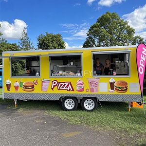 Équipement de vente ambulante de snacks de rue aux couleurs personnalisées, chariots à café et à hot-dogs, camions mobiles, conteneurs maritimes, remorques alimentaires - Product Image 3