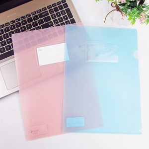 Tùy chỉnh bền <span class=keywords><strong>L</strong></span> <span class=keywords><strong>Shape</strong></span> <span class=keywords><strong>PVC</strong></span> PP nhựa thư mục tập tin - Product Image 5