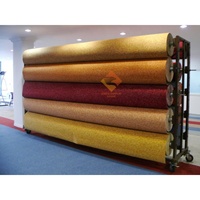 Custom Heavy Duty Metal Rolling Rack Factory Display Stand for Retail Carpet