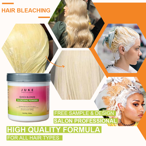 Salon Professional 8 Levels Bleaching Powder Skin, Strong Fade Dust-Free Hair <strong>Bleach</strong> Powder and <strong>Developer</strong> - Product Image 6