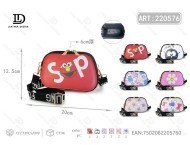 Borsa a Tracolla Rigida Stampata da Donna Taglia S con Chiusura a Cerniera per Uso Quotidiano - Product Image 1