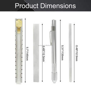 <span class=keywords><strong>Marqueur</strong></span> en pierre de savon blanc soudé en pierre naturelle portable - Product Image 5