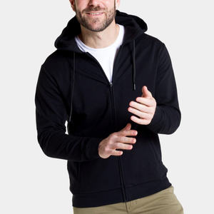 Sudadera con Capucha y Cremallera para Hombre, 100% Algodón, Cálida para Invierno, Transpirable y Ecológica, Movimiento Suave - Product Image 3