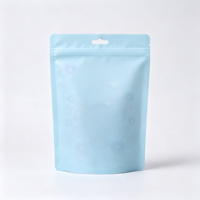 Sachets d'emballage alimentaire en PE imprimés à motif floral, mats, avec fenêtre, auto-scellants, pour chewing-gum, lait, gelée, noix, fruits secs