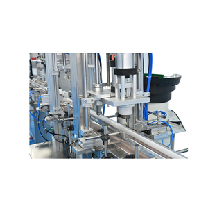 Ligne de production complète 4 têtes à ions négatifs pour le lavage, le remplissage par aspiration, le capsulage automatique et le capsulage de manchons intérieurs pour produits parfumés - Product Image 6