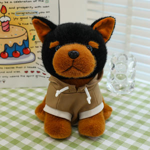 Juguete <span class=keywords><strong>de</strong></span> Peluche Personalizado con Logotipo <span class=keywords><strong>de</strong></span> Songshan Toys, Perro Pug, Doberman Pinscher, <span class=keywords><strong>Schnauzer</strong></span> <span class=keywords><strong>Miniatura</strong></span>, Juguete <span class=keywords><strong>de</strong></span> Peluche con Sudadera, Figura <span class=keywords><strong>de</strong></span> Cachorro - Product Image 6