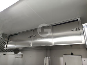 Remorque alimentaire noire de 16 pieds de long avec climatiseur sur le toit <span class=keywords><strong>Camion</strong></span> de nourriture commercial mobile à vendre - Product Image 6