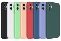 Coque de téléphone en silicone liquide, portable, matériau durable de qualité supérieure, TPU, microfibre, coque arrière pour téléphone portable Xiaomi Redmi 9A