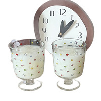 Verre à eau en verre créatif coréen style étoile, simple et décoratif, idéal comme cadeau