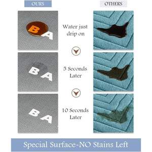 3-Piece Super Absorbent Cartoon Non-Slip Diatomite Eco-Friendly Massage Rectangular Customized Color Machine Made <b>Bathroom</b> <b>Rug</b> - Product Image 6