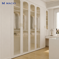 Ensembles de Chambre Modernes Blancs Personnalisables MACIO avec Armoire et Dressing pour Hôtels – Personnalisation Complète de la Maison – Vente en Gros – Emballage Plat
