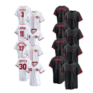 Venta al por Mayor de Camisetas de Béisbol Cosidas Nuevas y Económicas 2026, Camisetas Personalizadas del Equipo Americano de Cincinnati, Todos los Jugadores 44 De La Cruz 7 Steer - Product Image 3