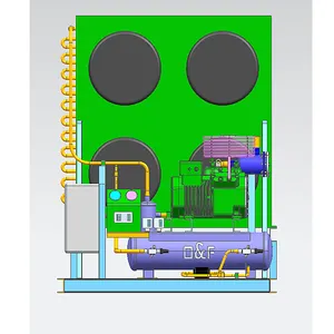 9HP Bitzer yarı hermetik kompresör yoğuşmalı ünite