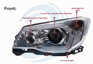 Luces de coche faros LED para Subarus XV <span class=keywords><strong>Forester</strong></span> 2008-2012 Impreza DRL señal de giro dinámica Angel Eyes lente lámpara Accesorios - Product Image 2