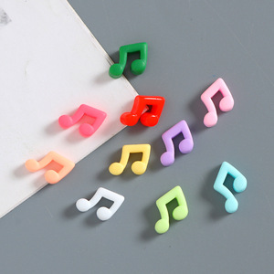 Mini Little Note Bright Face 20 pièces/sac Accessoires en résine pour ongles DIY Produits pour ongles multicolores - Product Image 2