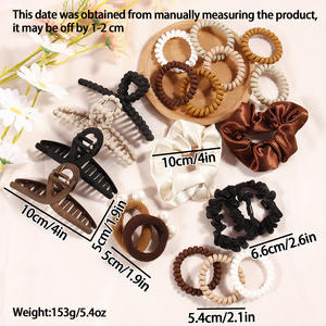 Set de Accesorios para el Cabello para Niñas, Bandas Elásticas para el Cabello, Pinzas para el Cabello, Sets de Decoración Hermosos y a la Moda - Product Image 4