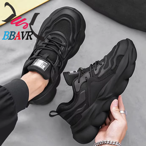 Nuevas Zapatillas Deportivas Casuales de Primavera para Hombre, Transpirables, Ligeras, Modernas, con Suela Gruesa para Aumentar la Altura, Modelo Torre - Product Image 1