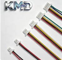 Cable de Altavoz KMD SH10 de 1.0 mm, Cable de Batería con Código de Color; Conectores de Cable Electrónico de 2P-9P (Longitudes de 50-300 mm)