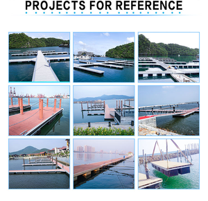 Pontile Galleggiante Resistente alle Intemperie in HDPE+Alluminio+WPC con Alta Capacità di Carico e Durata di 20 Anni per Marinas e Banchine per Yacht - Product Image 5