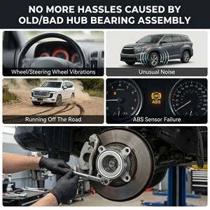 Ensemble de <span class=keywords><strong>moyeu</strong></span> d'essieu avant HJDP 43570-60030 43570-0C010, unité de remplacement pour roulements de <span class=keywords><strong>moyeu</strong></span> de <span class=keywords><strong>roue</strong></span> Toyota Land Cruiser Tundra - Product Image 5