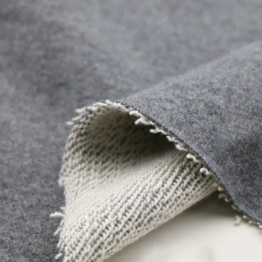 Grosir kain terry Italia tekstil kaus kustom hoodie katun 100% katun. French terry 400g/M