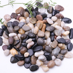 Bán buôn hỗn hợp màu sắc đá cao đánh bóng <span class=keywords><strong>Pebble</strong></span> đá Cobble đá giá rẻ <span class=keywords><strong>Pebble</strong></span> - Product Image 6