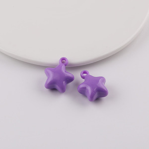 ลูกปัดอะคริลิคหลากสีรูปดาวมีรูสำหรับทำเครื่องประดับ DIY ขนาด 10 มม. - Product Image 5