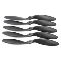 Hélice souple et légère noire de 8 pouces pour moteur XXD Su-27 Magic Board, durable, diamètre de tige de 3,17 mm, pour avions RC 2 canaux Max